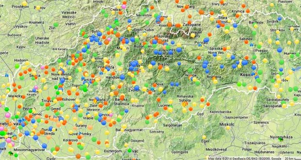 Energetická mapa Slovenska na podporu OZE